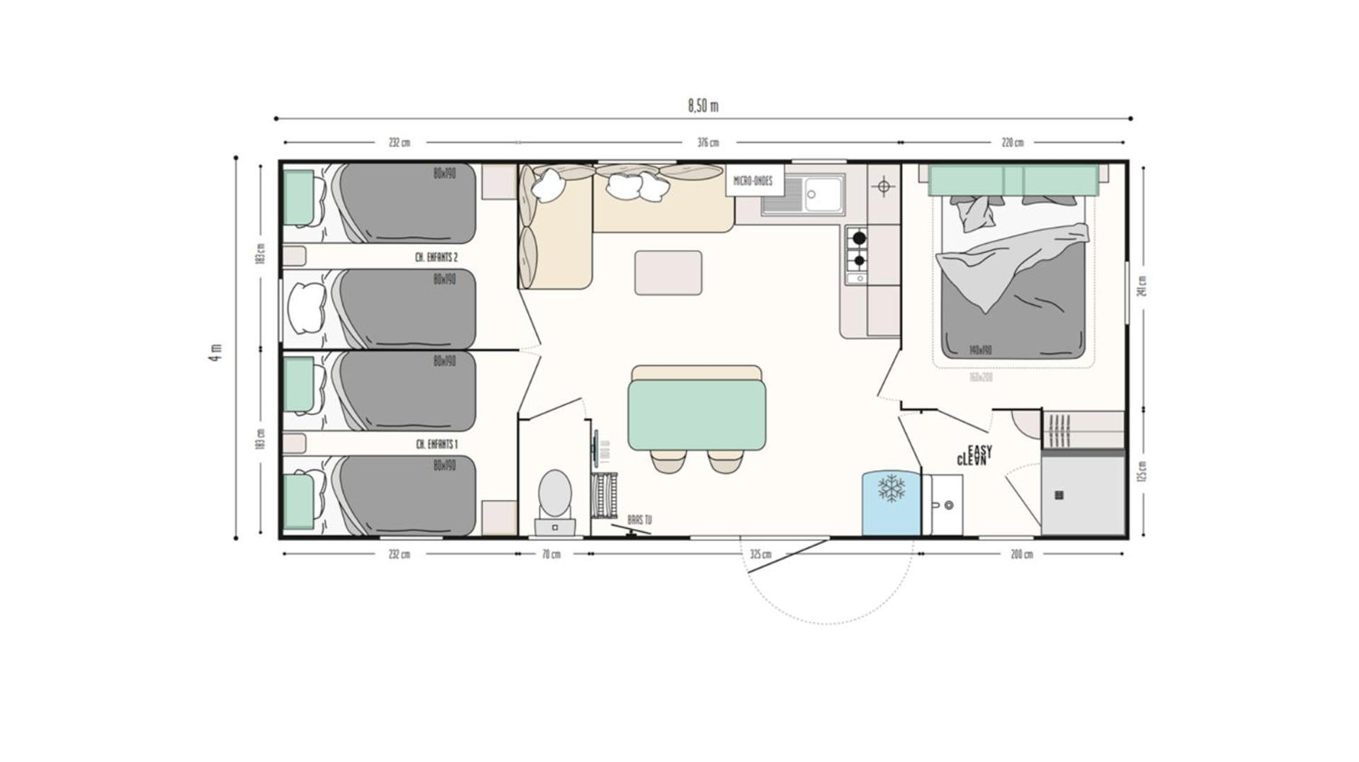Le Muscat - Bungalow Pour 5 - Tv - Clim Boofzheim Chambre photo